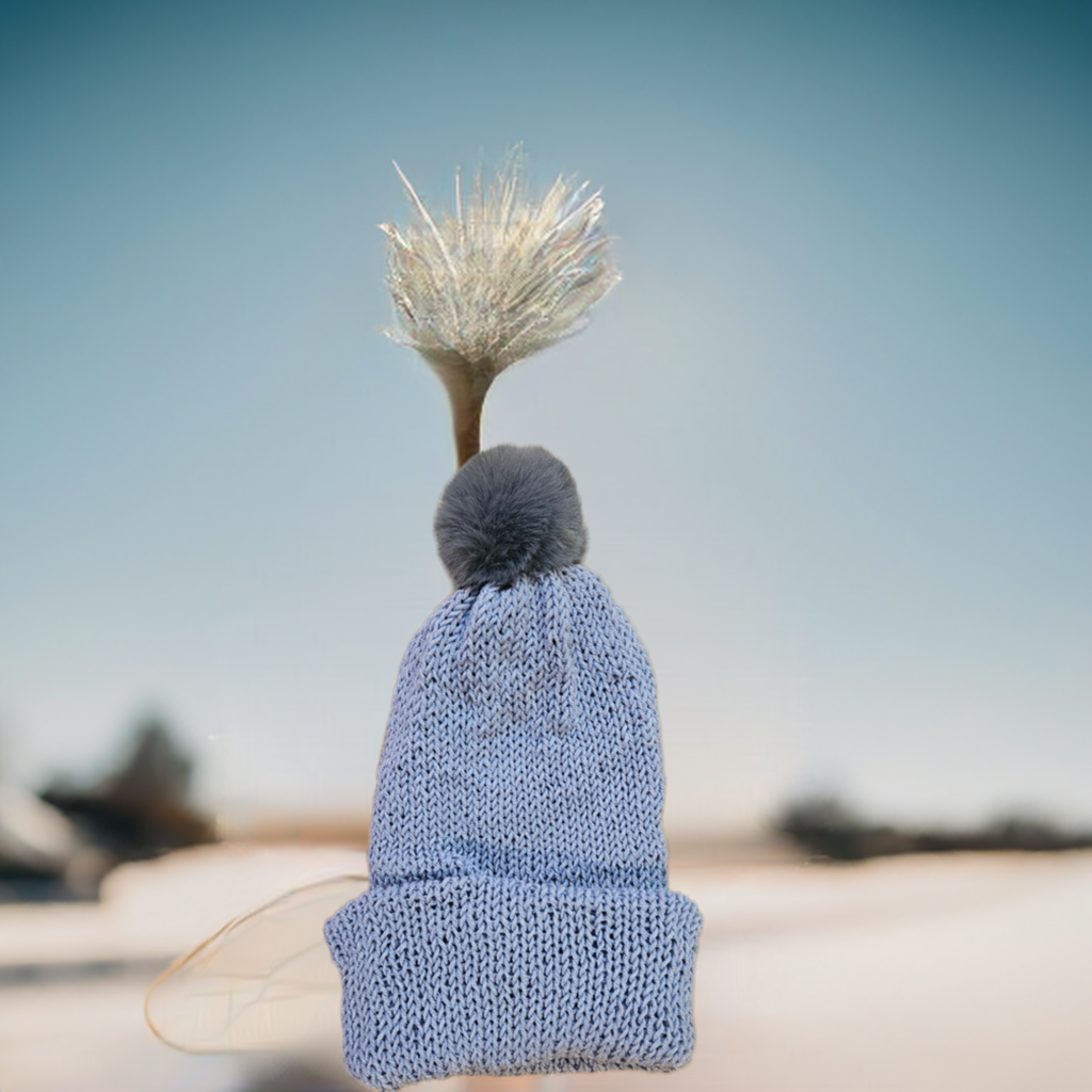 Tuque Douceur Boréale avec Pompon en Fourrure Synthétique